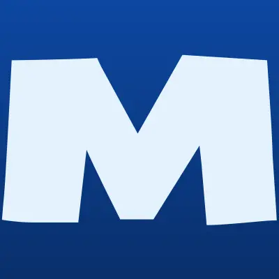 Маркет, магазин канцтоваров, лого-визитка